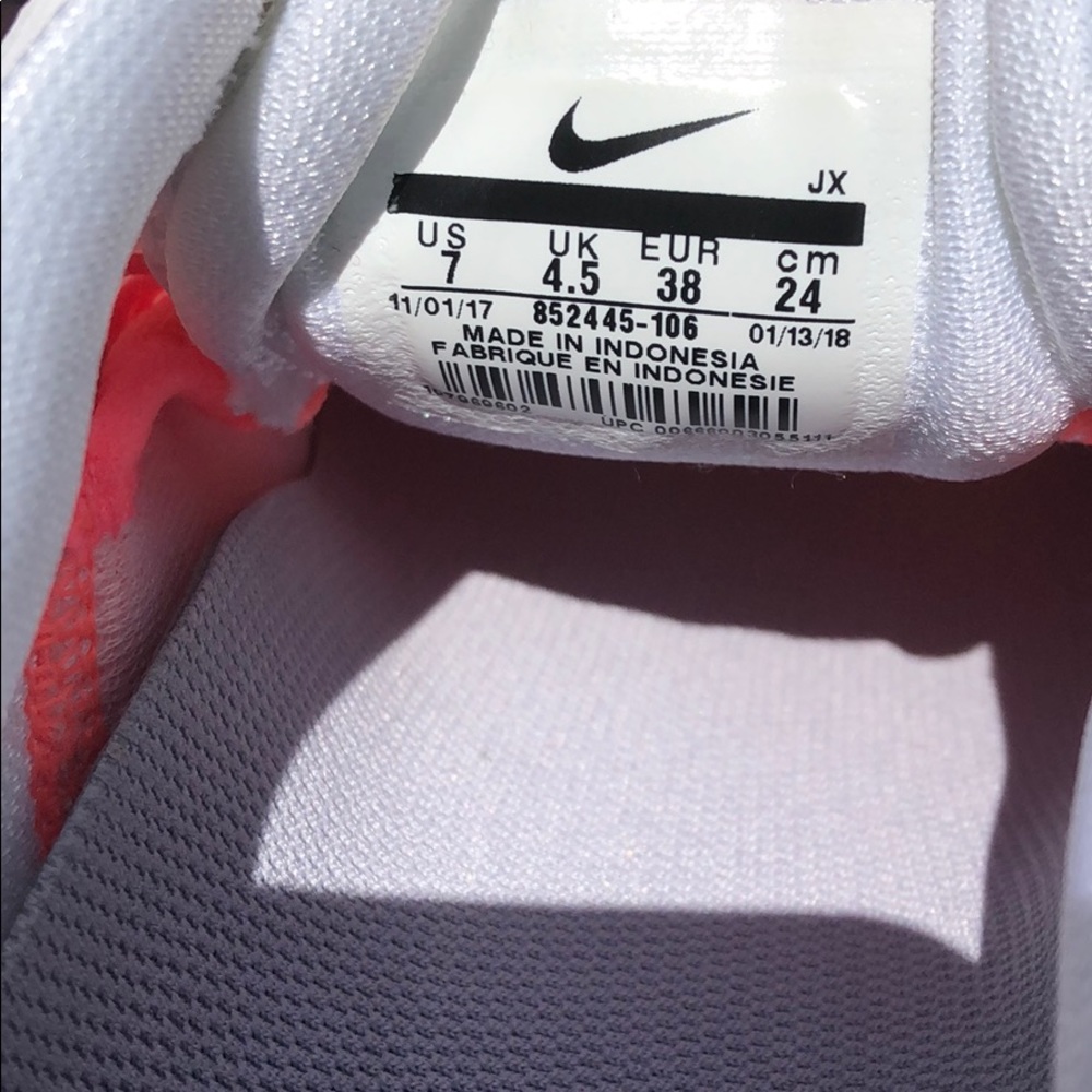 Women’s Nike Air Max Dynasty 2 Lava/Grey sz 7 - Picture 7 of 8